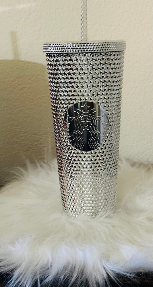 Verre Venti authentique en édition limitée clouté platine STARBUCKS DISNEYLAND 2023